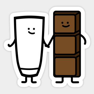 Milk and chocolate Sticker